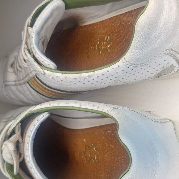 Louis Vuitton White Perforated Leather Bastia Sneakers Size Mens 7 - Picture 15 of 15